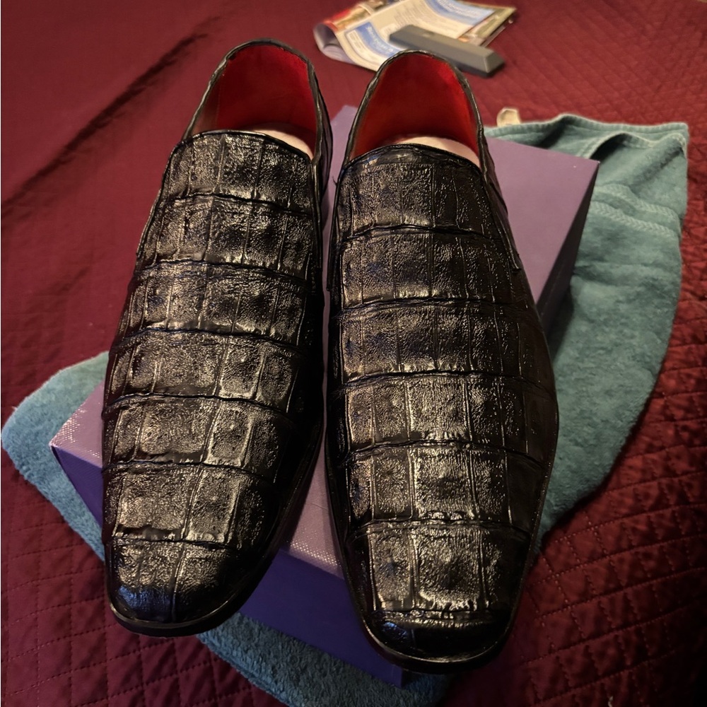 Genuine Crocodile Leather Shoes